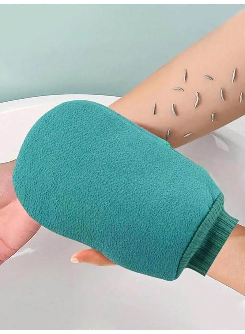 Shein 1pc Exfoliating Bath Body Scrub Cleaning Mitt, Dead Skin Removal Glove, Dual-Sided Body Cleaning Tool For SPA Foam Massage, Exfoliating Towel, Reversible Bath Mitt For Peeling, Suitable For Hydrotherapy, Massage And Body Scrubbing, Body Scrub Bath Accessories, Dead Skin Remover And Face Massager, Comes With Multi-Color Deep Cleansing Bath Towel - Image 1